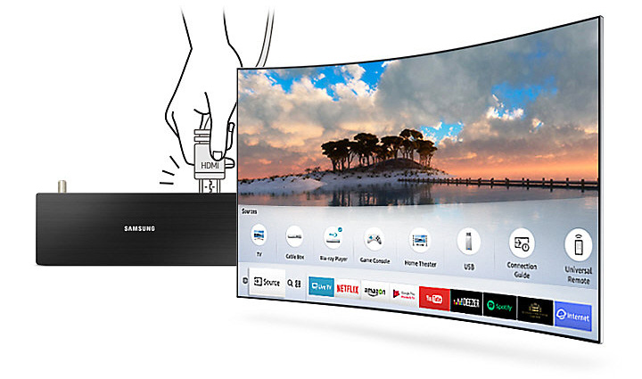 تلویزیون منحنی و هوشمند UHD 4K سامسونگ مدل MU8995